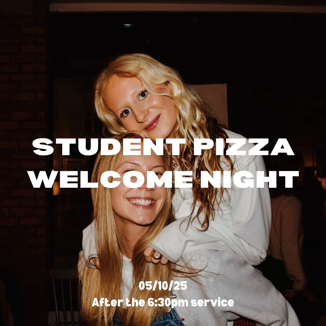 Free pizza THIS Sunday!

Join us after the evening service for some free pizza from Pizza Pilgrims &amp; to hear from Jonny &amp; Amy about Trinity&rsquo;s story so far, as well as how you get involved in seeing our vision of The Church on Fire &amp;