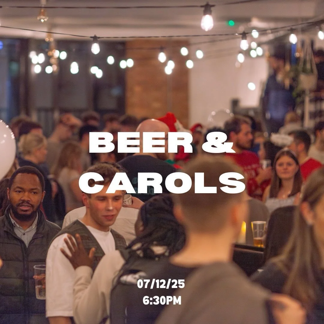 Okay people&hellip;it&rsquo;s that time again!

Next Sunday we&rsquo;re hosting beer &amp; carols in our home space, in place of our regular evening service. Invite your mates for a night of energetic carols, free drinks, a gospel message, and pure C