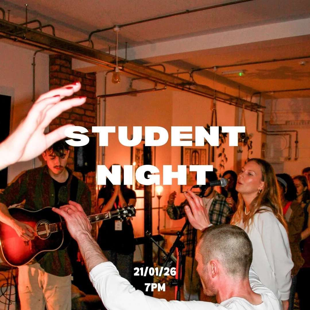 The first student night of 2026 is next week!

Come and join us for family time, a meal, worship, teaching, and prayer. We can&rsquo;t wait to be all together again 💚