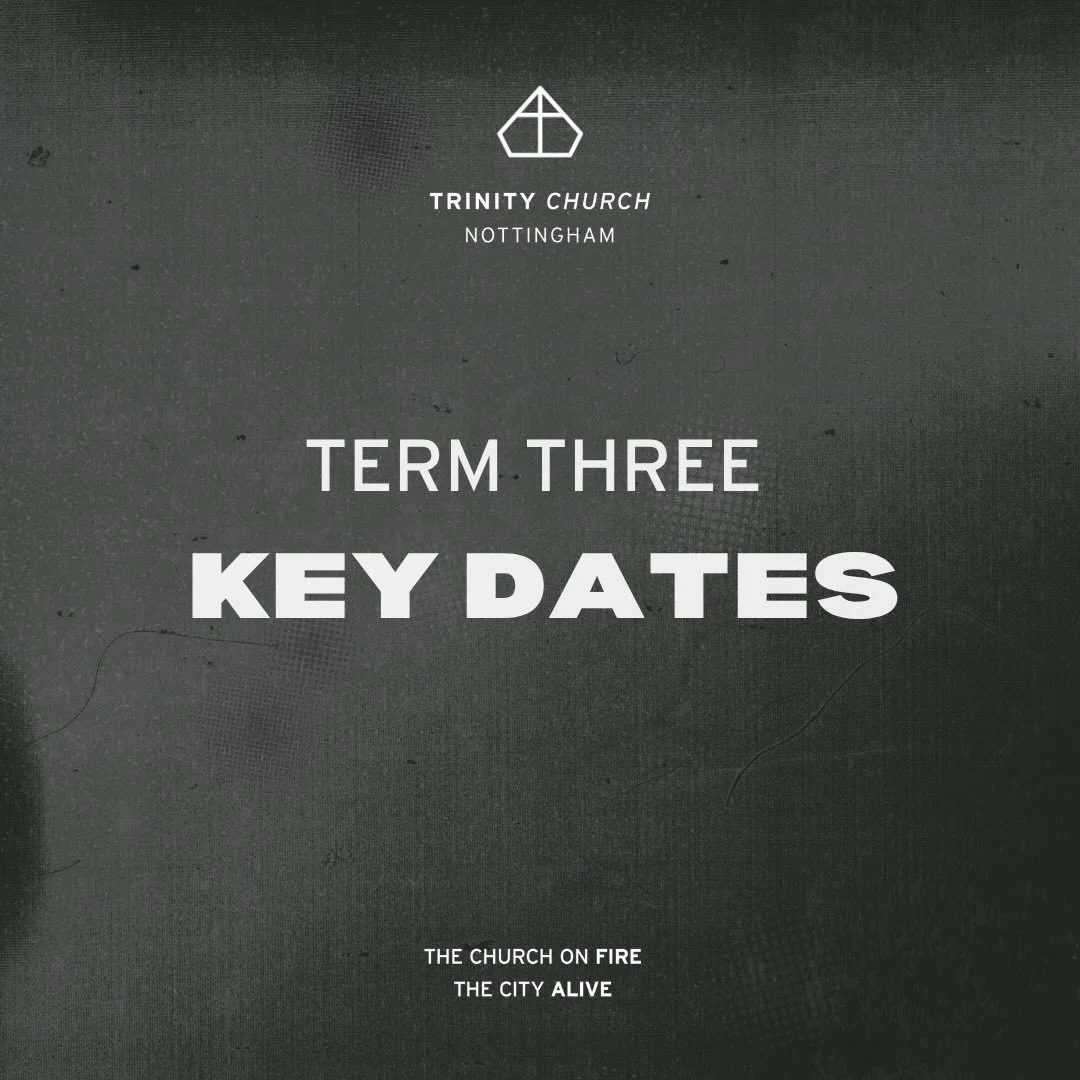 Folks, it&rsquo;s the final term of the year. Can you believe it!? 

We&rsquo;ve got a jam-packed few weeks for you - and groups will be starting as you return to Nottingham. 

If you&rsquo;ve not yet found yourself a church at uni, or are interested