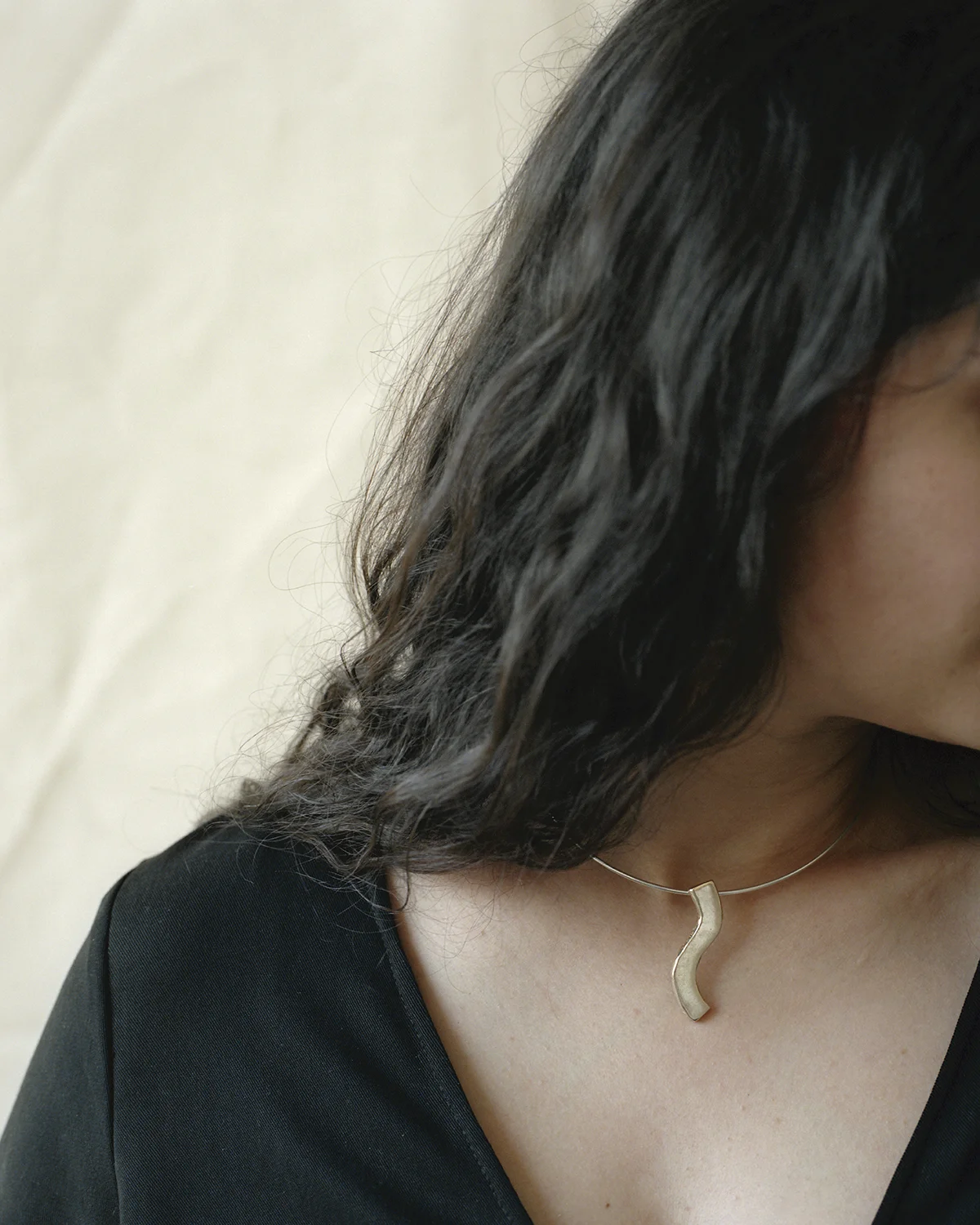 aeand studio limited edition wave necklet