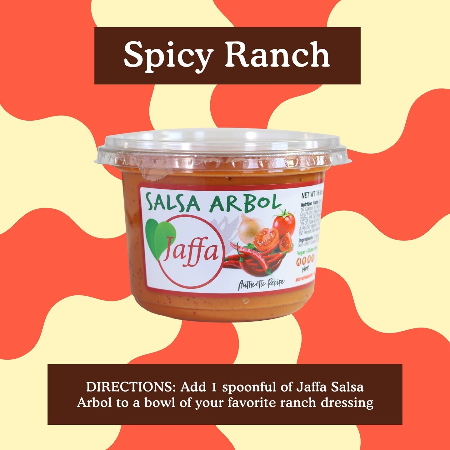 Love ranch? Why not add a little Salsa Arbol to turn things up a notch 🌶️