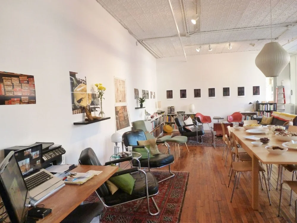 The "Loft" at 162 W. 21st - The current home of Critical Practices Inc. and ongoing programs and artist viewings and events.
