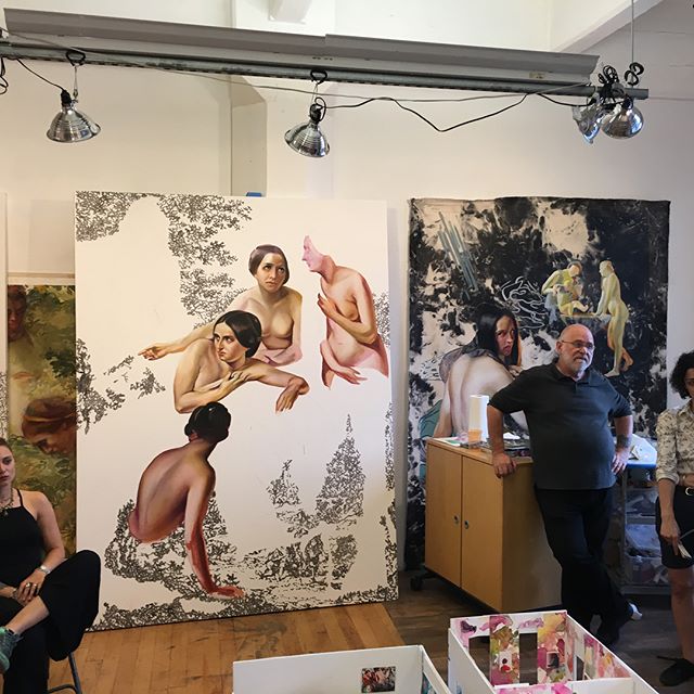 Many thanks to a few of the incredible artists at #sharpewalentas ! Thanks to @therealnarcissister @fordjourstudio @angelafraleigh for having us and a special thanks to @monikafabijanska for organizing! TCC is now on summer vacation but these studio 