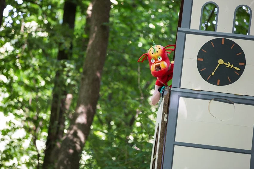 "Der kleine Wasserdrache" auf dem Kinderfriedensfest