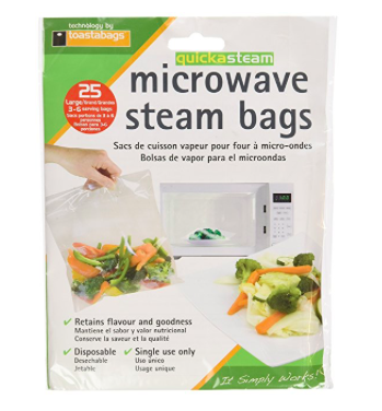 Quickasteam Microwave Steamer Bags