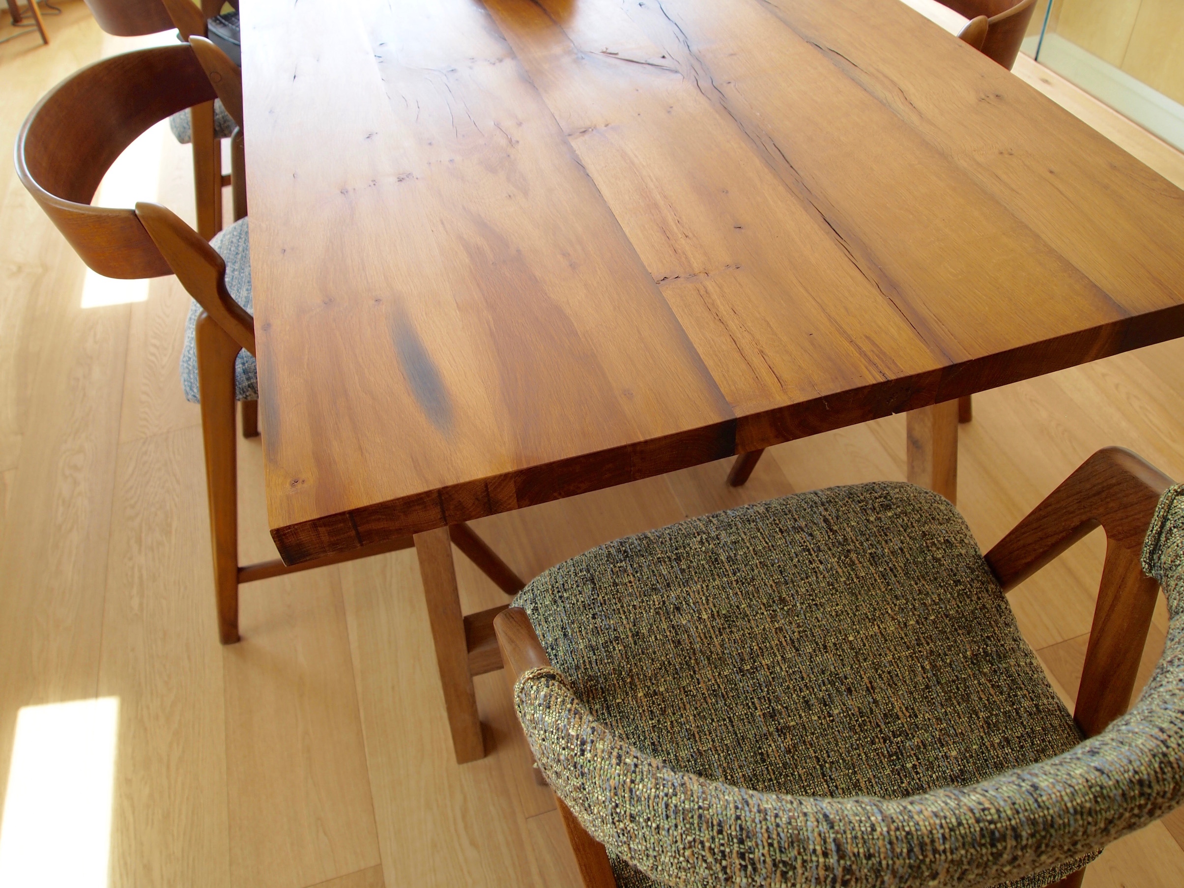 Hand made oak table