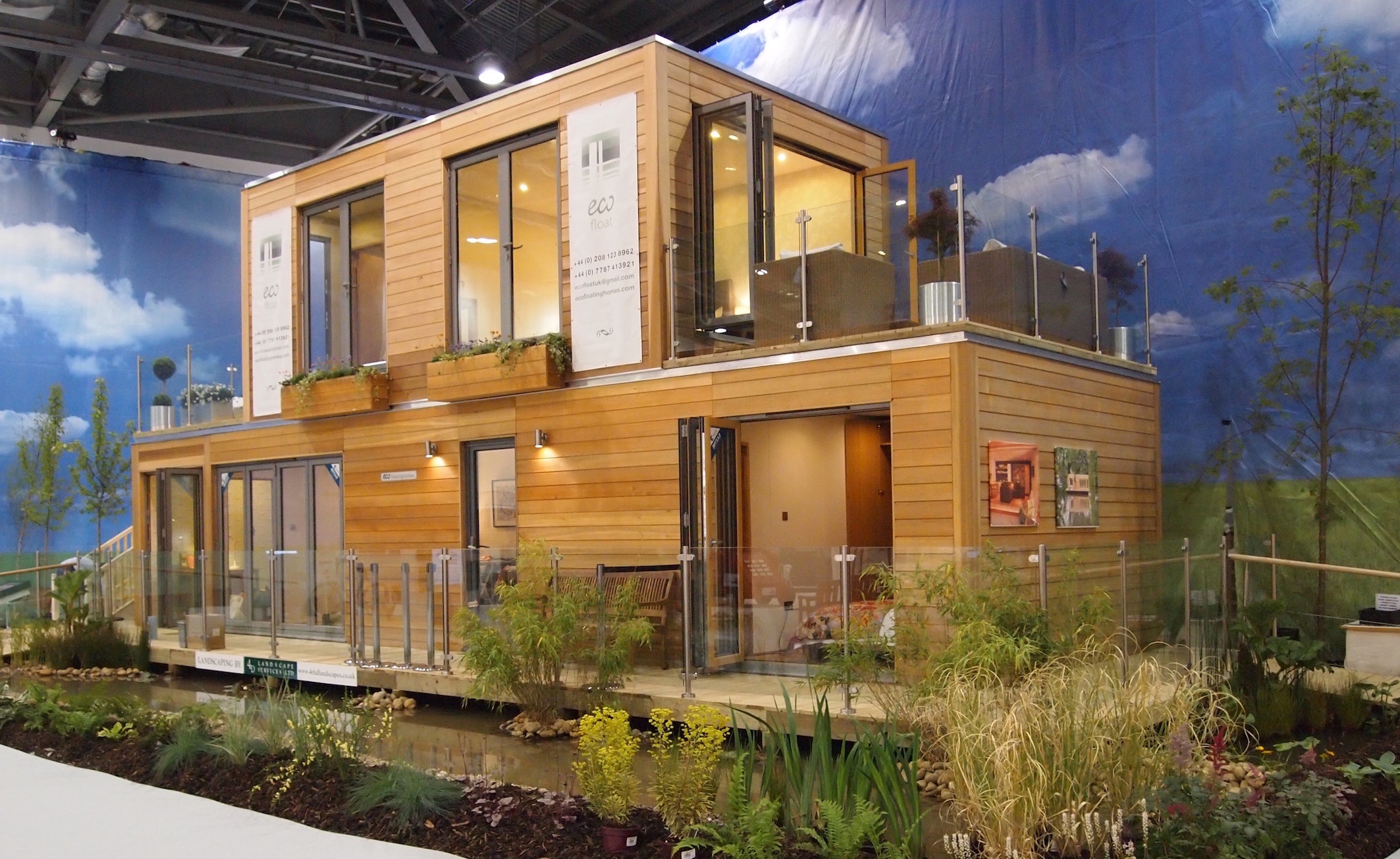 Eco floating homes 3 bedroom home