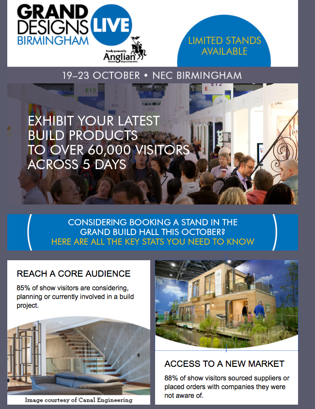 Eco Floating Homes 2 story home at Grand Designs Live Show