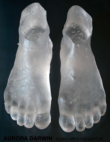 By glass artist/sculptor Aurora Darwin.