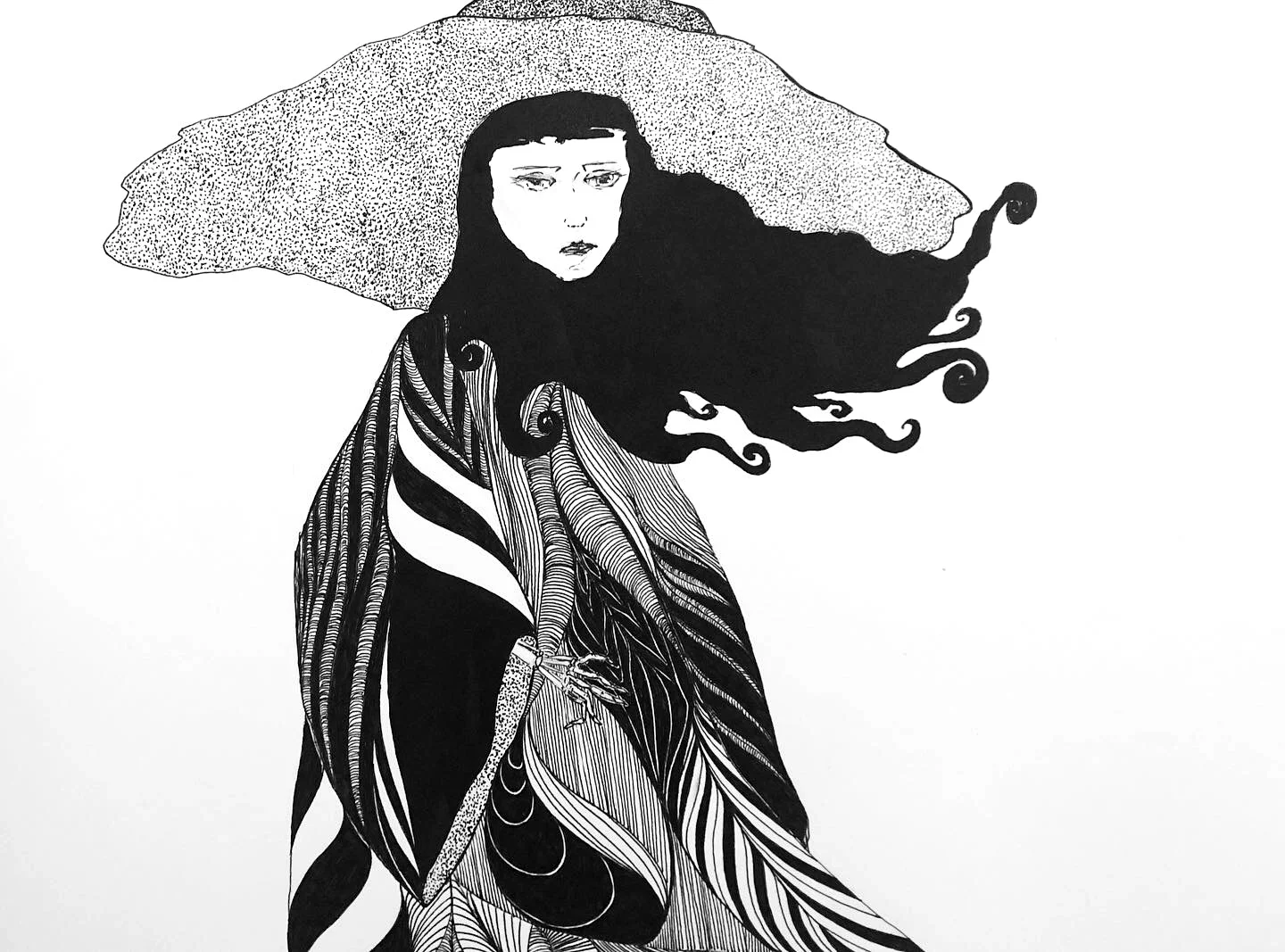 Detail - Night Witch Waits for Dusk