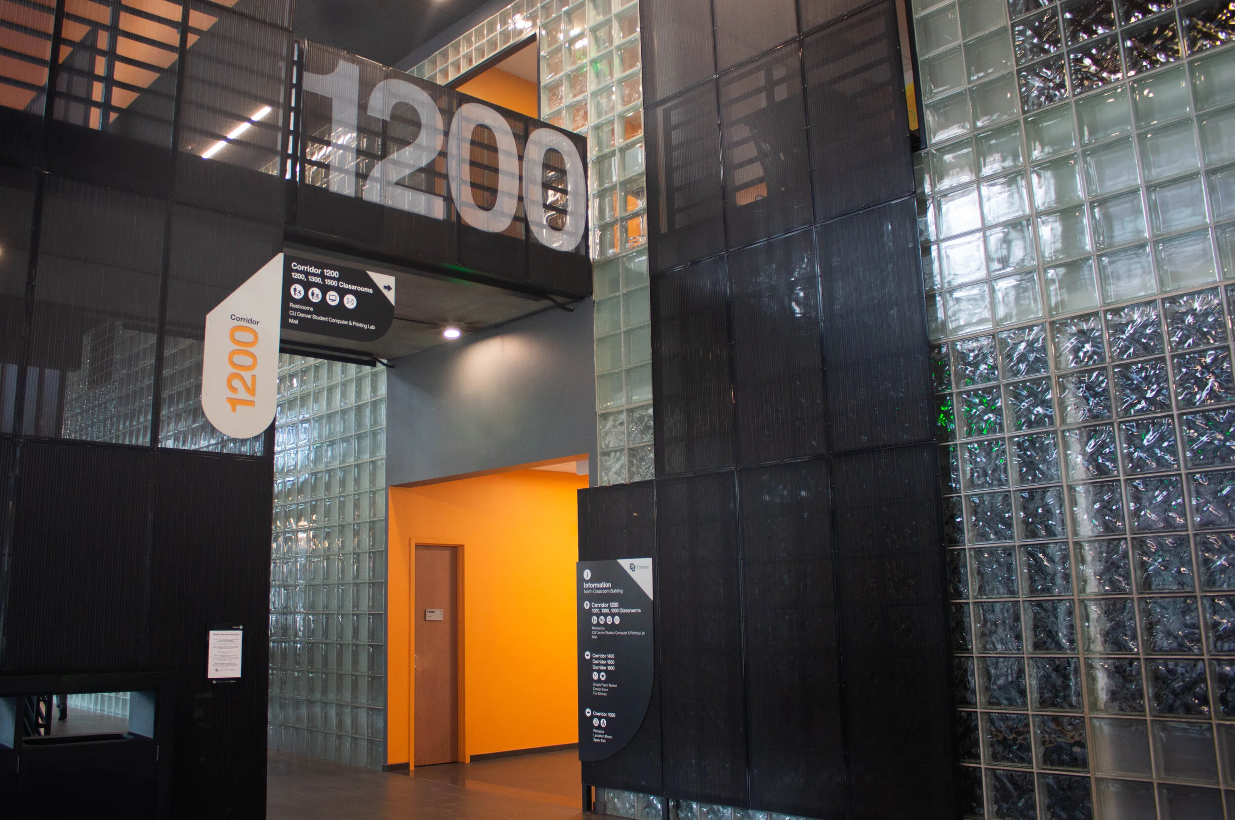   Experiential Graphic Design | Map Design | Signage &amp; Wayfinding     PROJECT ROLE   Lead Designer &amp; Photographer    CLIENT   Anderson Mason Dale Architects &amp; University of Colorado, Denver   LOCATION   Denver, CO   COMPLETED   Spring 201