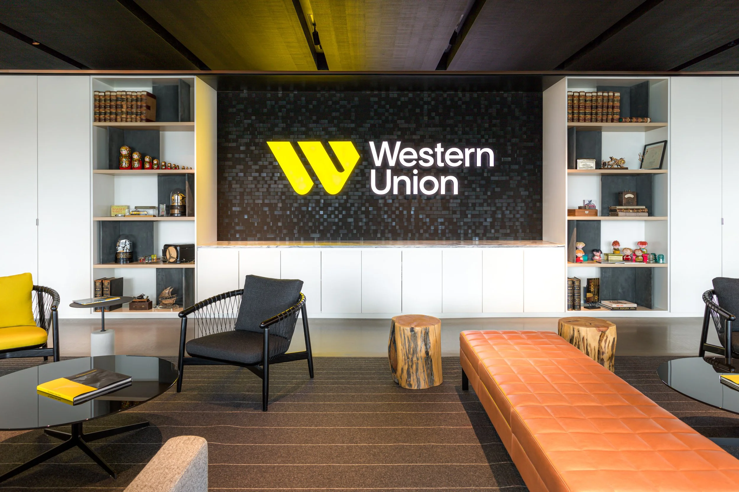    Experiential Graphic Design | Branded Placemaking       PROJECT ROLE   Lead Designer     CLIENT   Western Union   LOCATION   Denver, CO   COMPLETED   Spring 2023     CREATIVE DIRECTOR(S)   Abigail Knab   PROJECT MANAGER   Hilary Brubaker   Work co