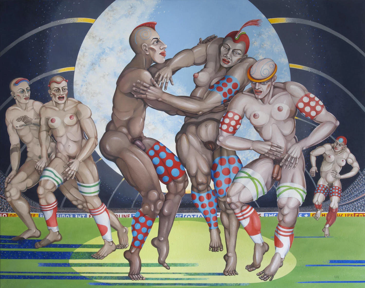 Caroline Coon, 'A Fast Rucking Game', 2009.jpg