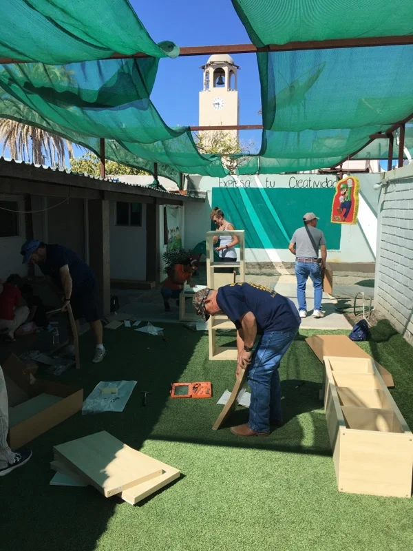 Building the orphanage furniture