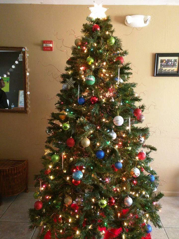A Christmas tree for the Group Home!