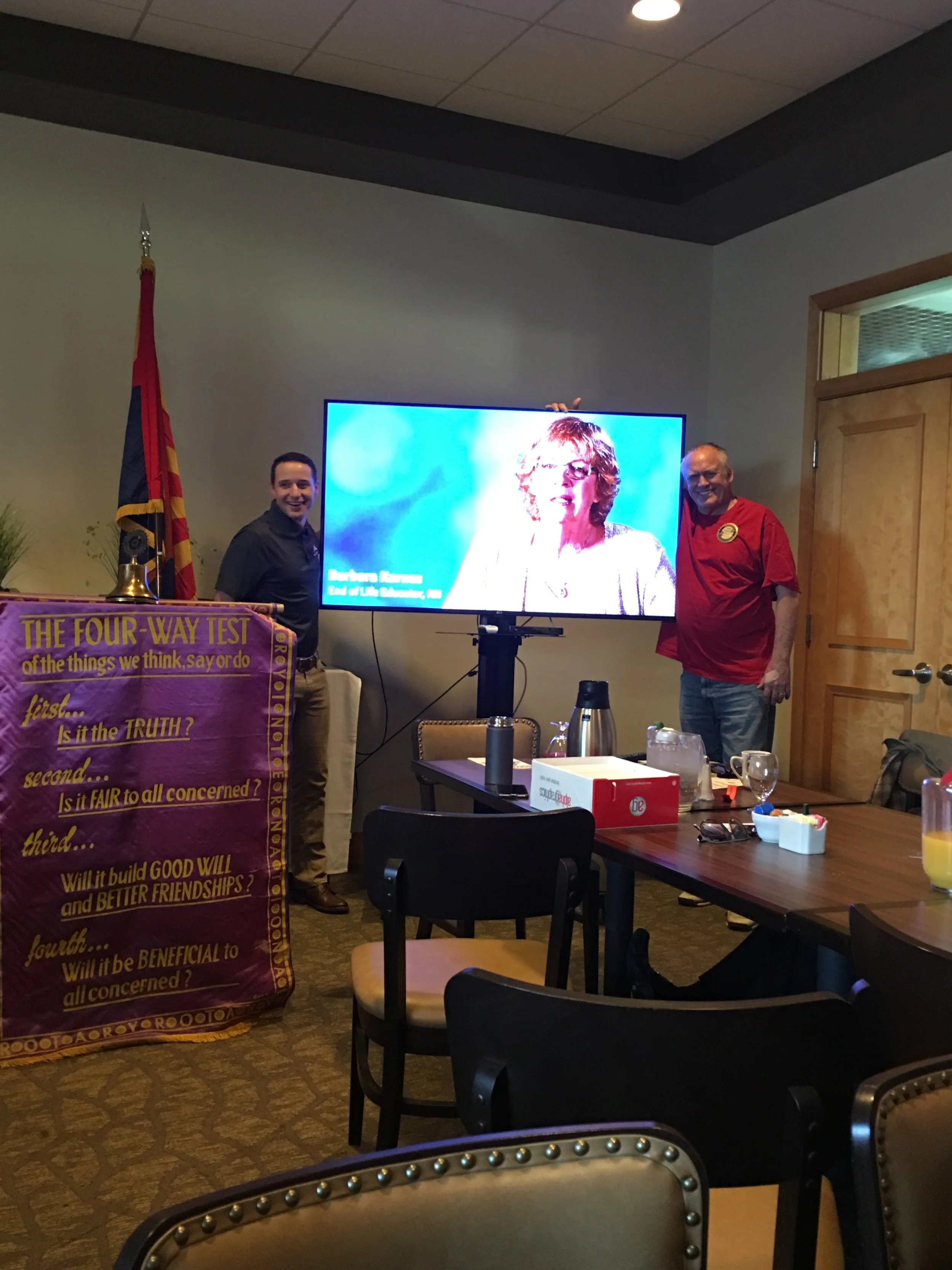 Member Kent was a virtual presenter today for Barbara Karnes, an expert in the process of dying.