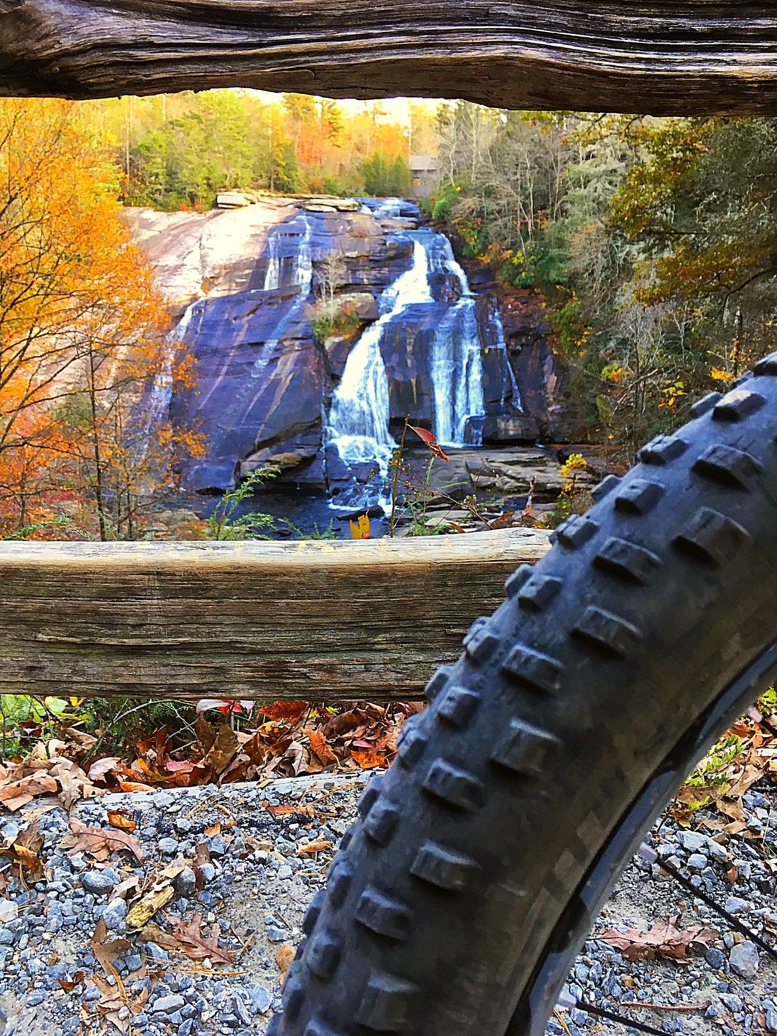 High Falls in Dupont, it's beautiful even in a drought.  