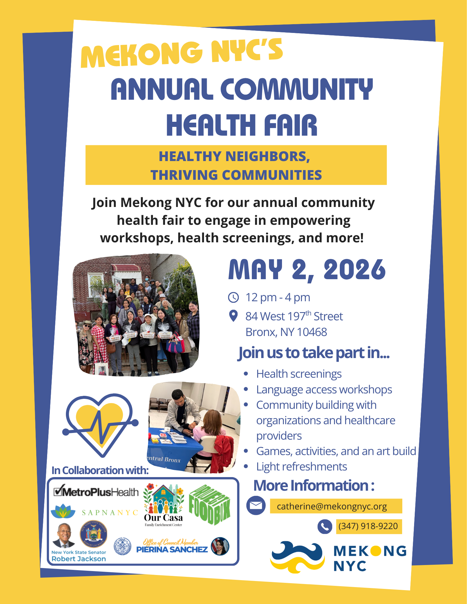 Mekong NYC Community Health Fair