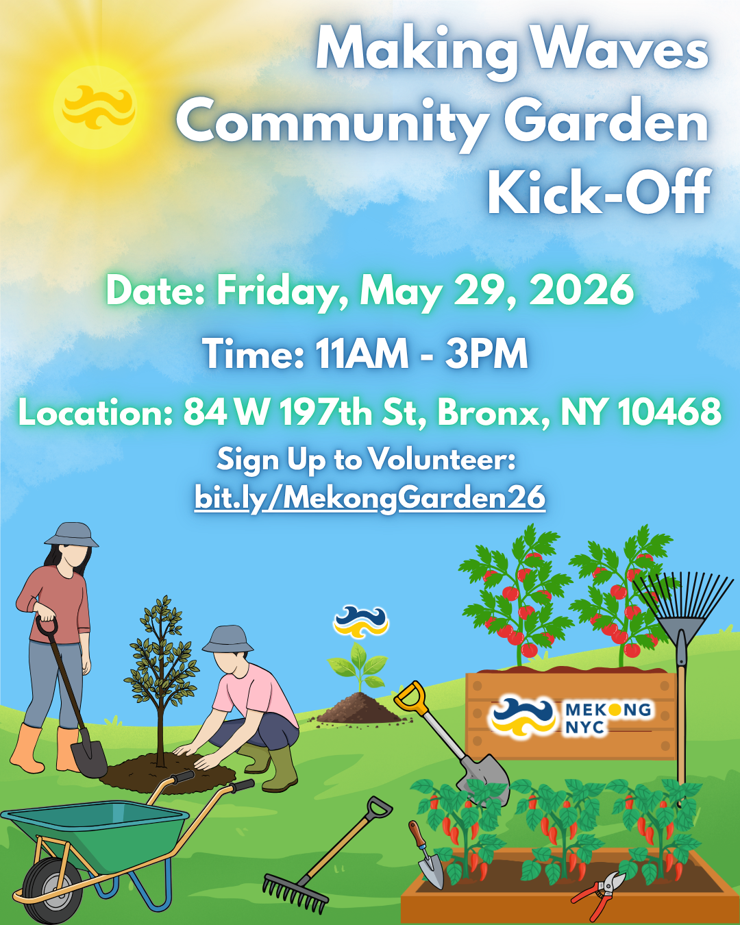 Making Waves Community Garden Kick-Off