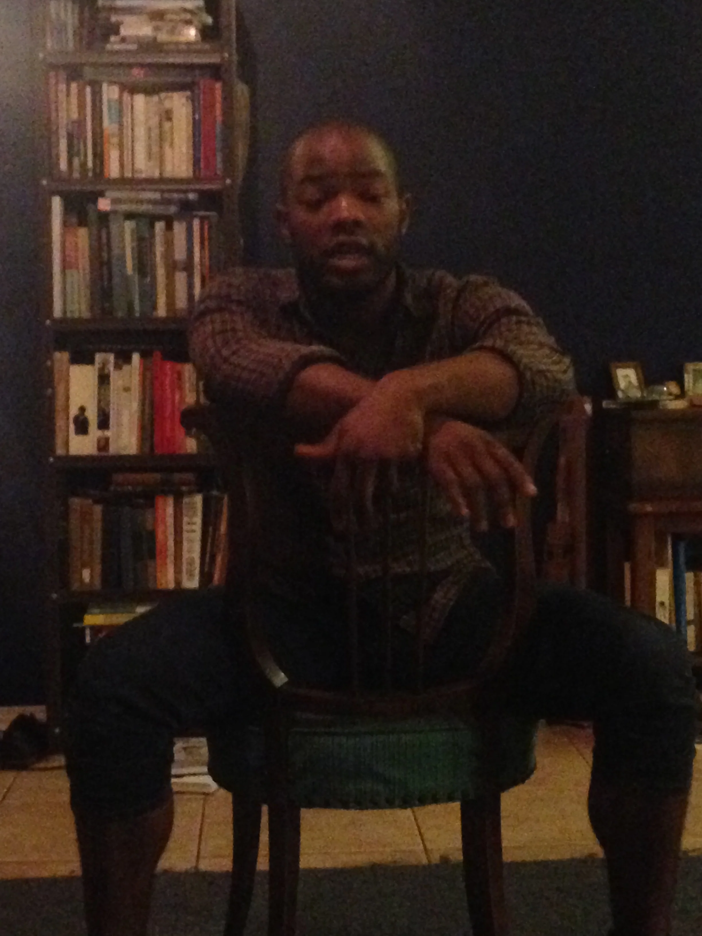 Cameron-Mitchell Ware in rehearsal for BODY Play, 2015