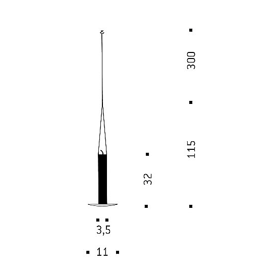 ingo maurer fly lamp dimensions.png