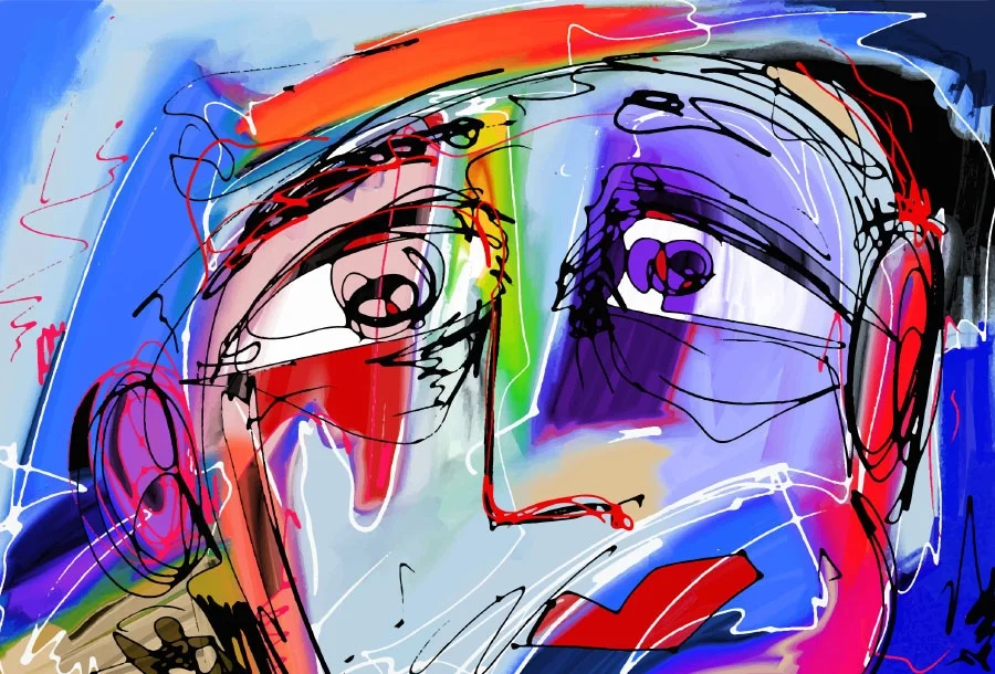 abstract digital painting of human face © Kara-Kotsya / Adobe Stock