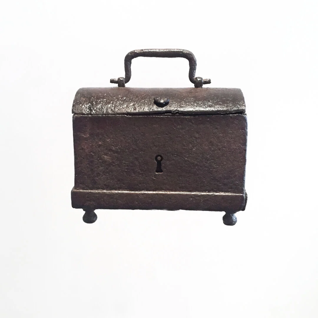 Iron Jewel Casket German 16th-17th Century