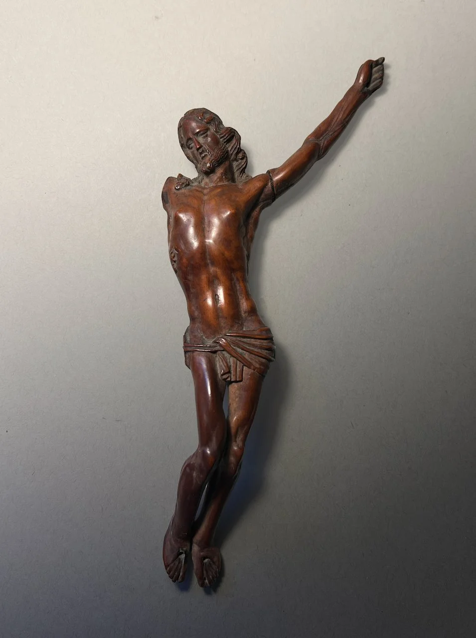 Germany Boxwood Crucifix Figure Object 17th c sq 2.jpeg