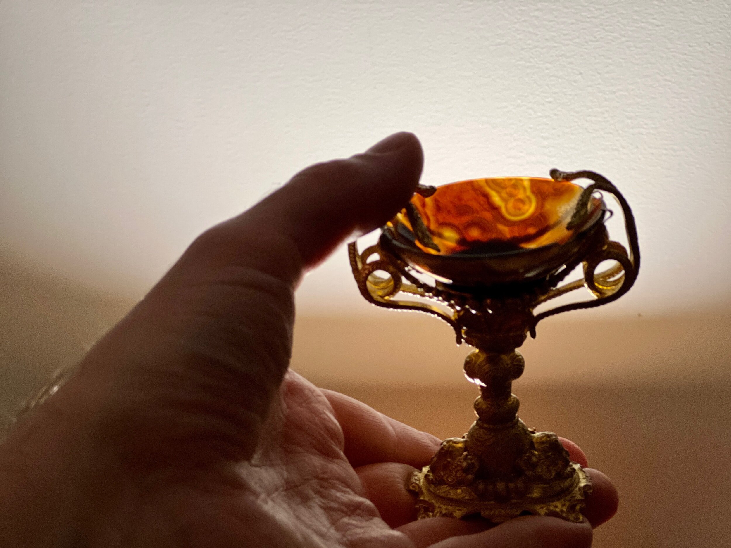 Translucent Sardonyx murrina vasa Cup