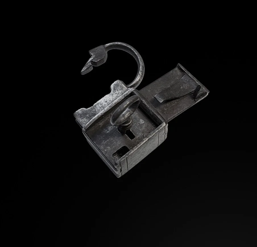 Miniature trick padlock from the 16th century