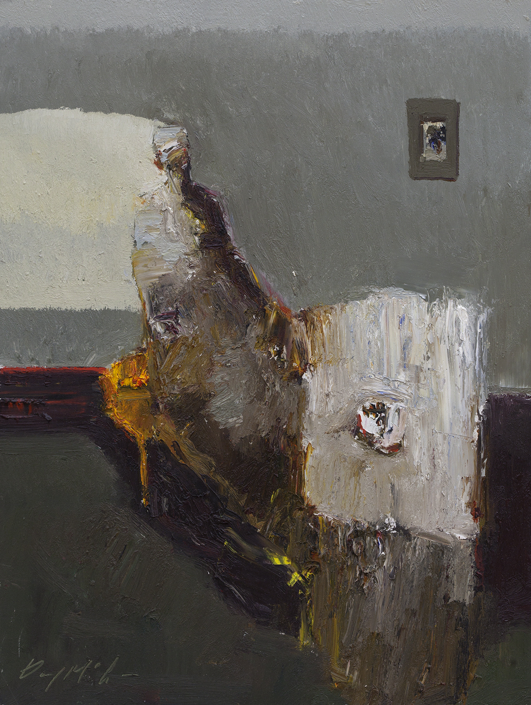 "PRESENCE AND ABSENCE" 16x12in, 40x30cm oil on board 2016