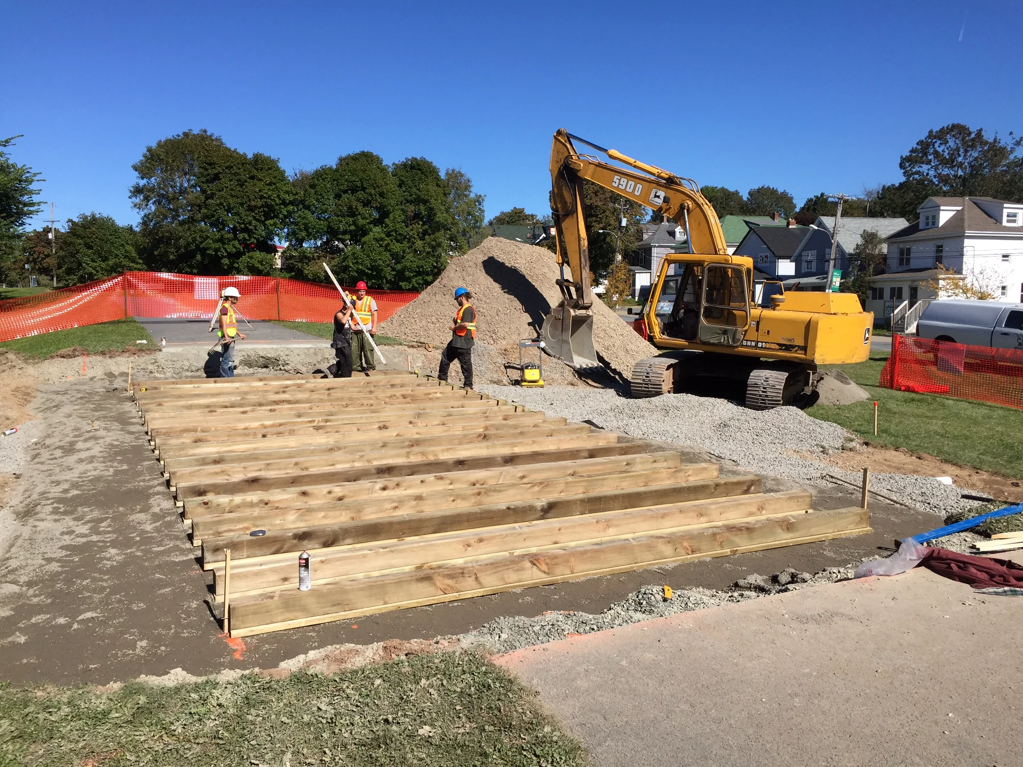 Cradle Installation Begins