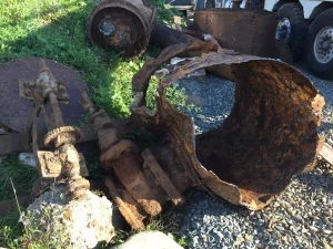 Starr era turbine removed from chamber