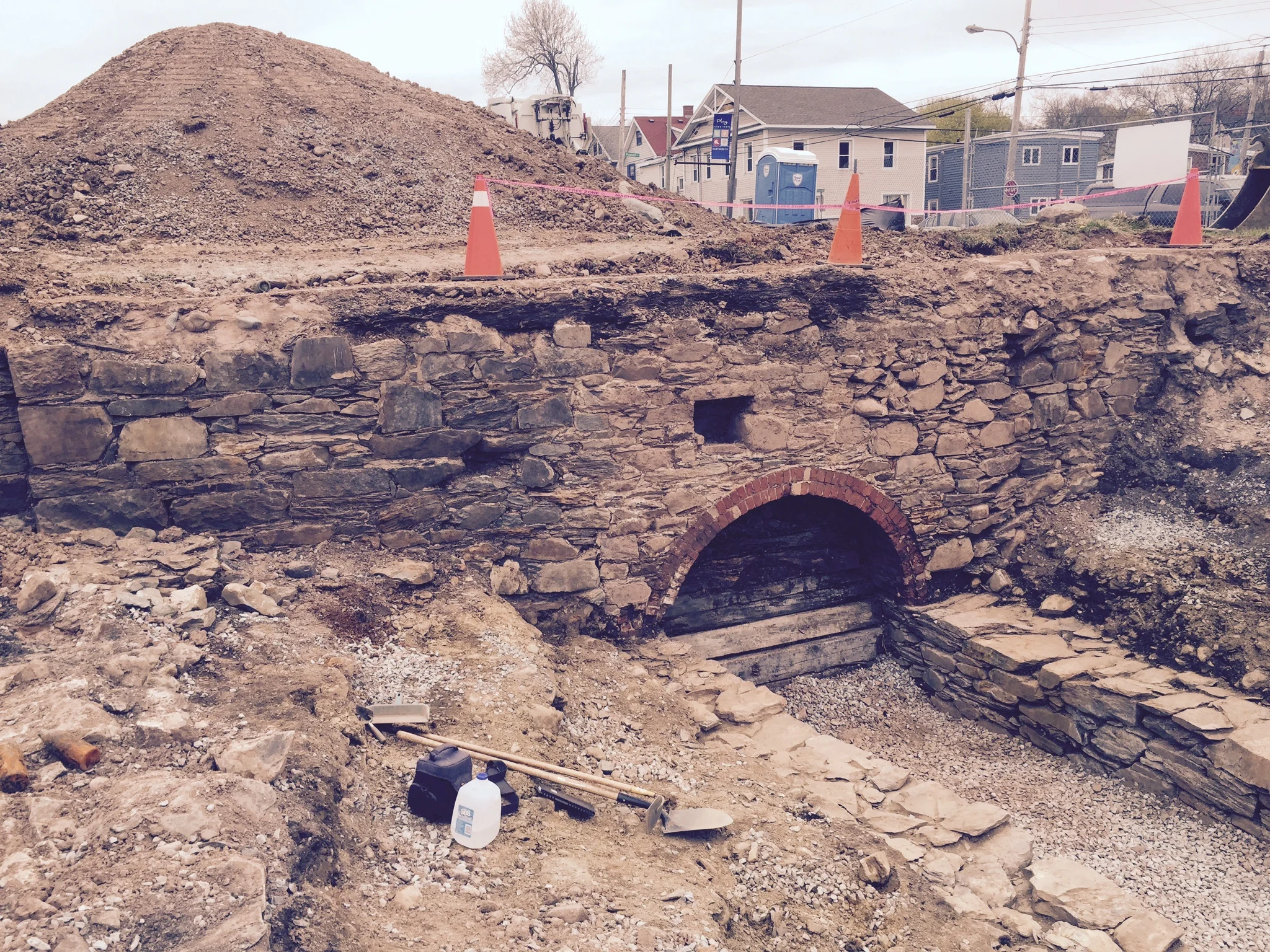 The Tail Race is exposed.