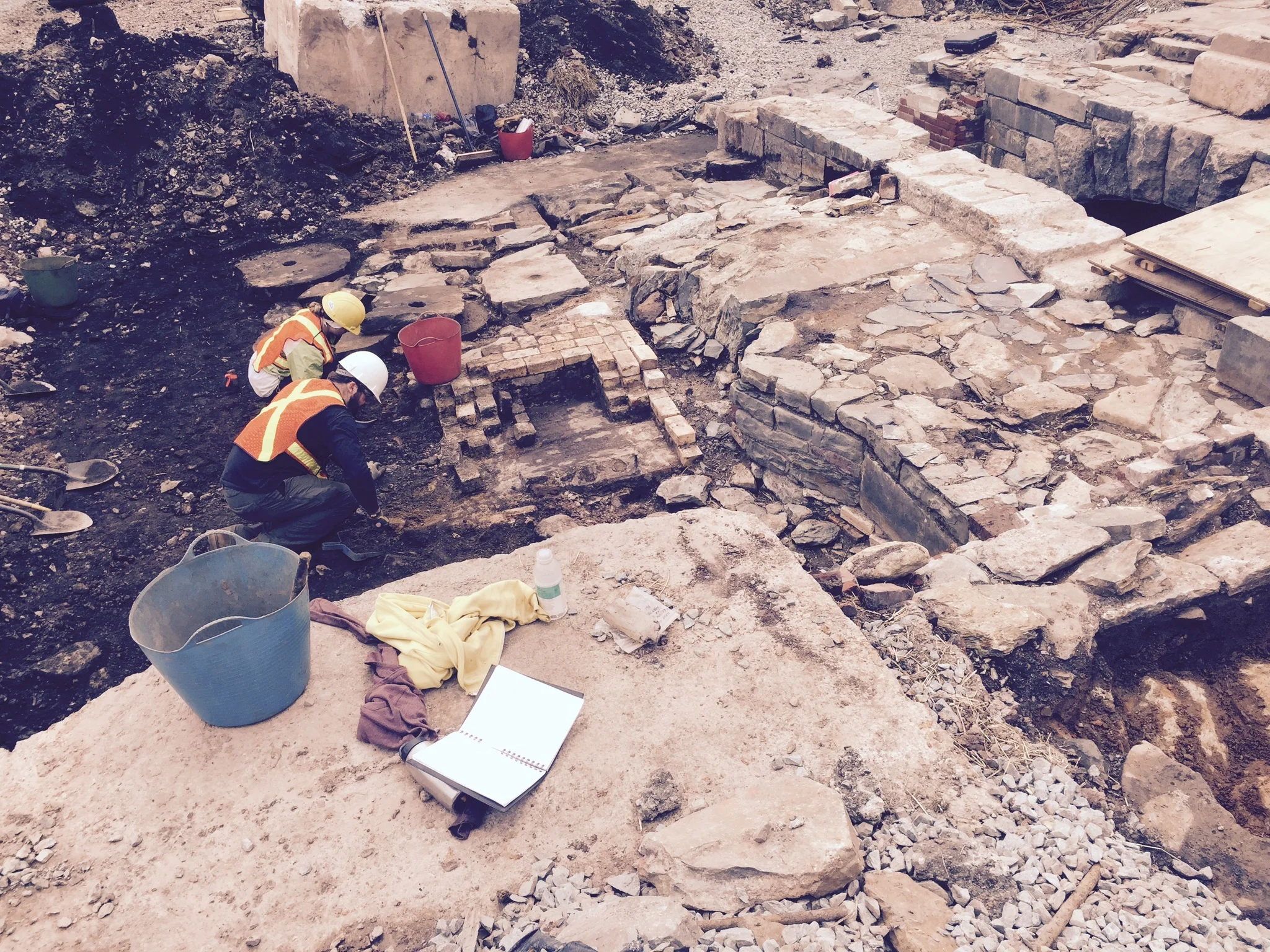 Archaeological work continues.