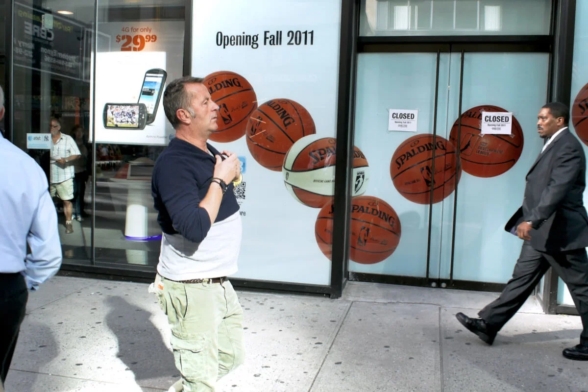 soon opening nba store, new york, 2011