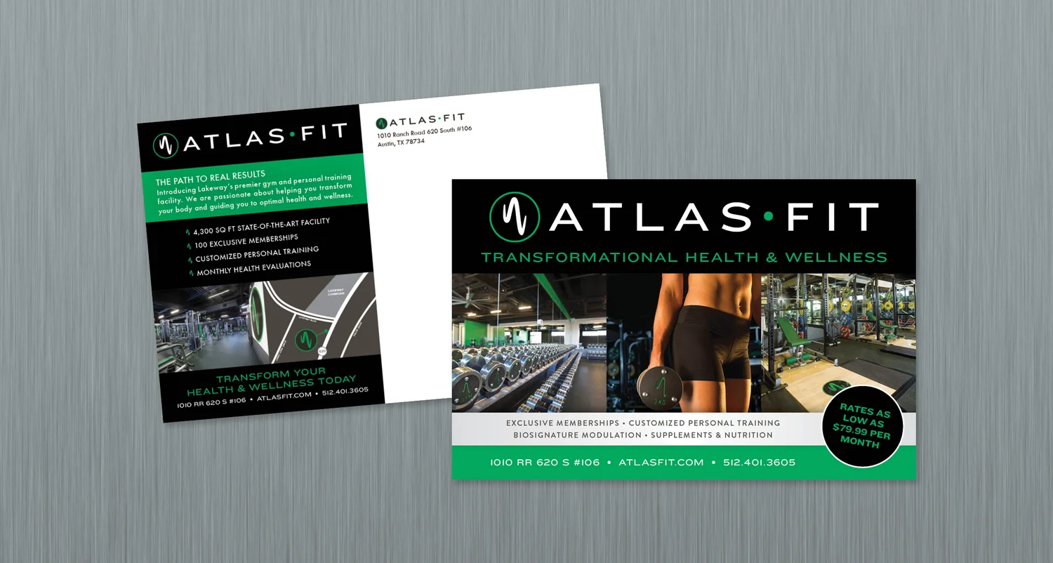 Branding Design For Atlas Fit Gym Sarah Chiu