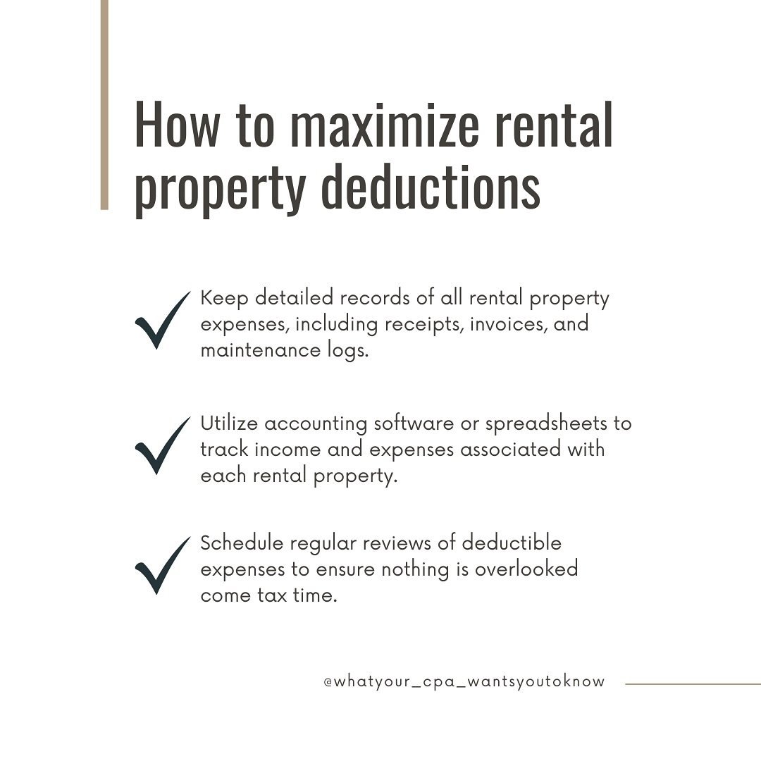 Here&rsquo;s how you can maximize rental property deductions👇🏻

If you own a rental property or are contemplating a jump into the market, you need to learn this! We have compiled all you need to know about rental properties income on our podcast Ep