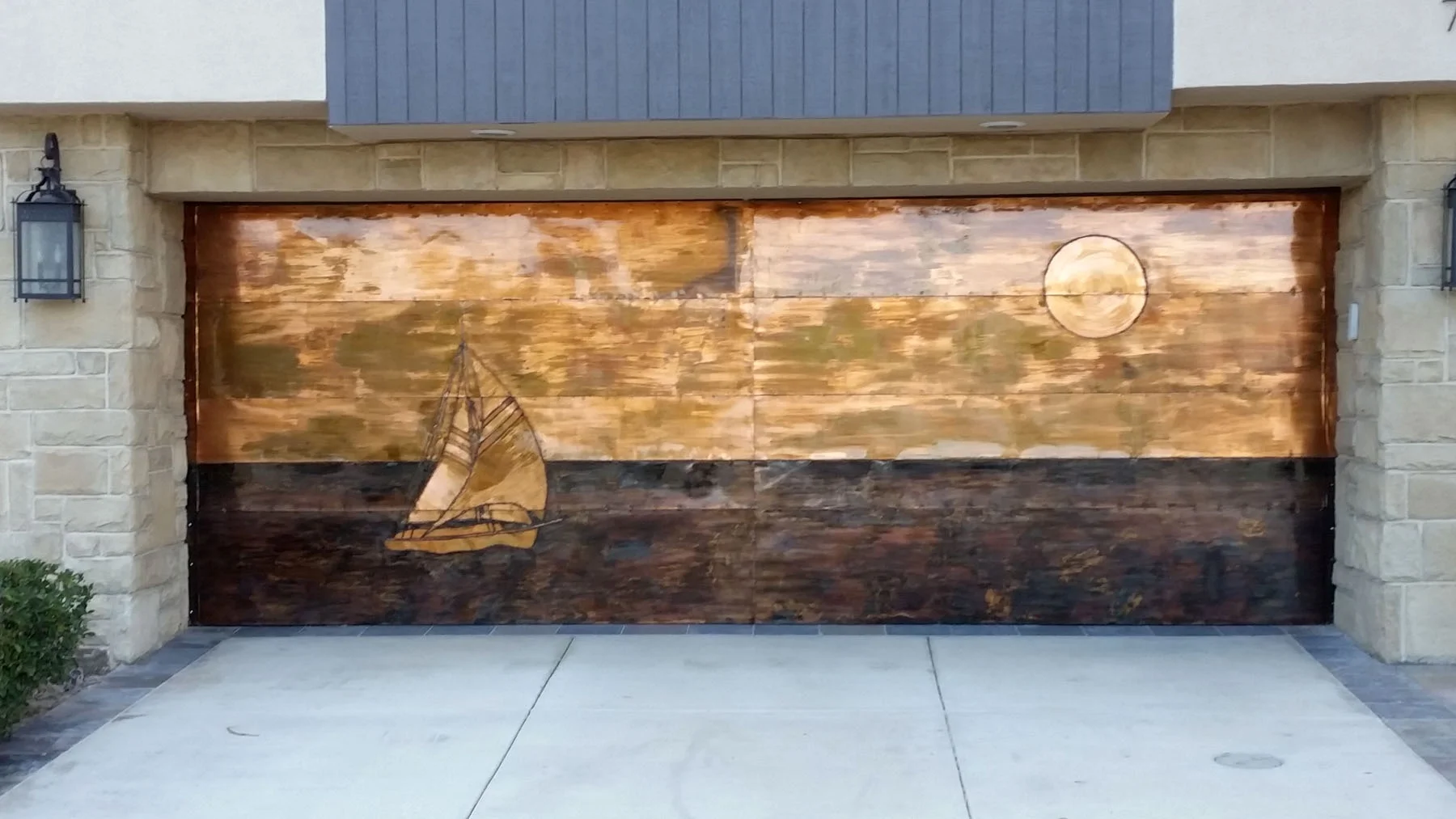 Copper Beach Garage Door