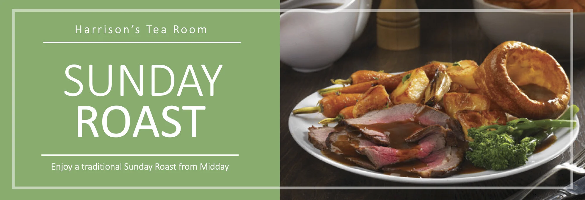 Now on Sundays at HTR… its our Fabulous Traditional Sunday Roast Dinner!  Prices - Adults 7.75 or 8.95 with dessert - Children 4.95 or 5.95 with desert. Pick up or Delivery Available on request.  Call 0151 329 3233 to order yours!Our normal menu is …