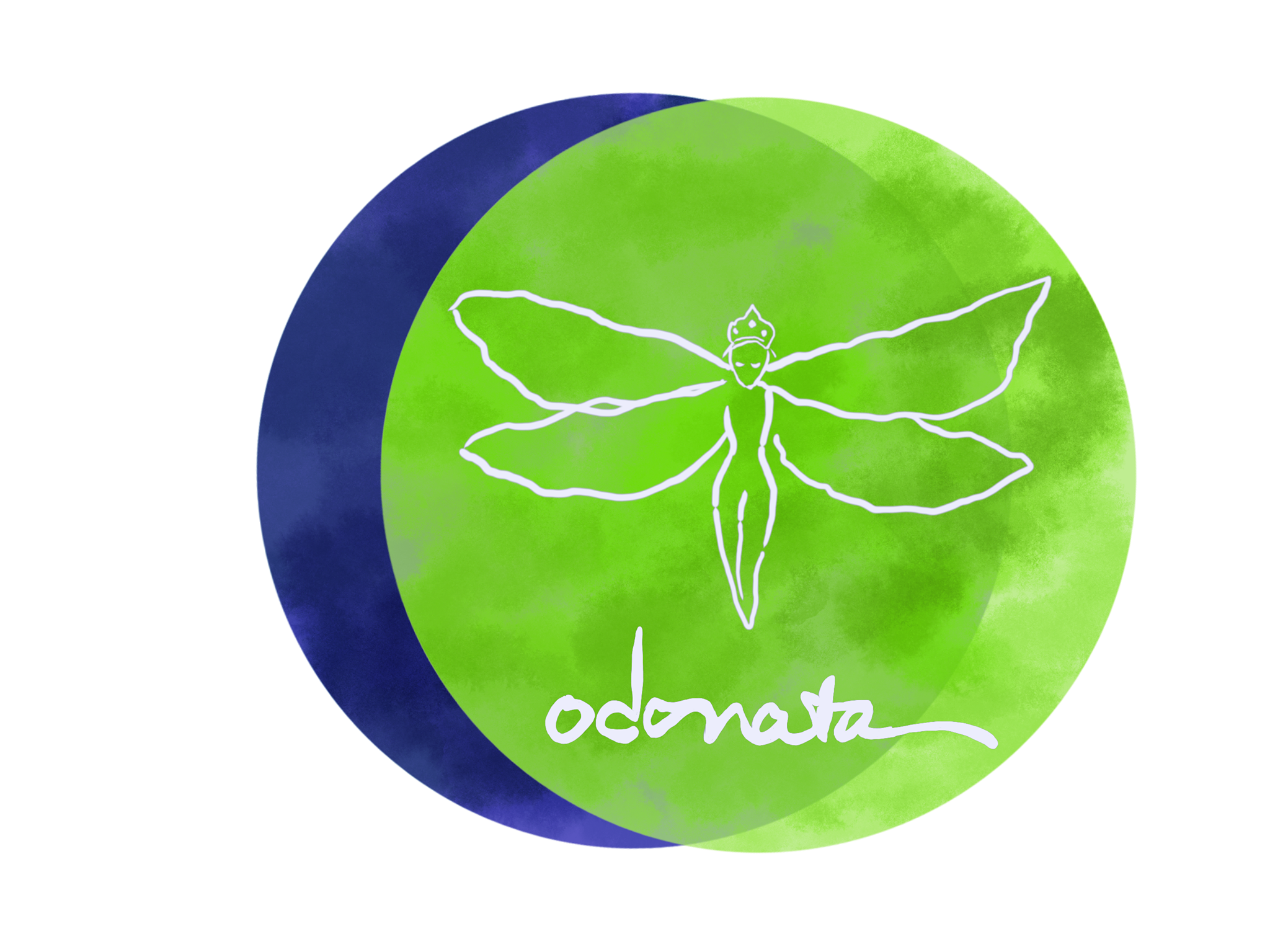 Odonata Creative's logo, designed by Ali Ann Brooks of Libra Rising Art.