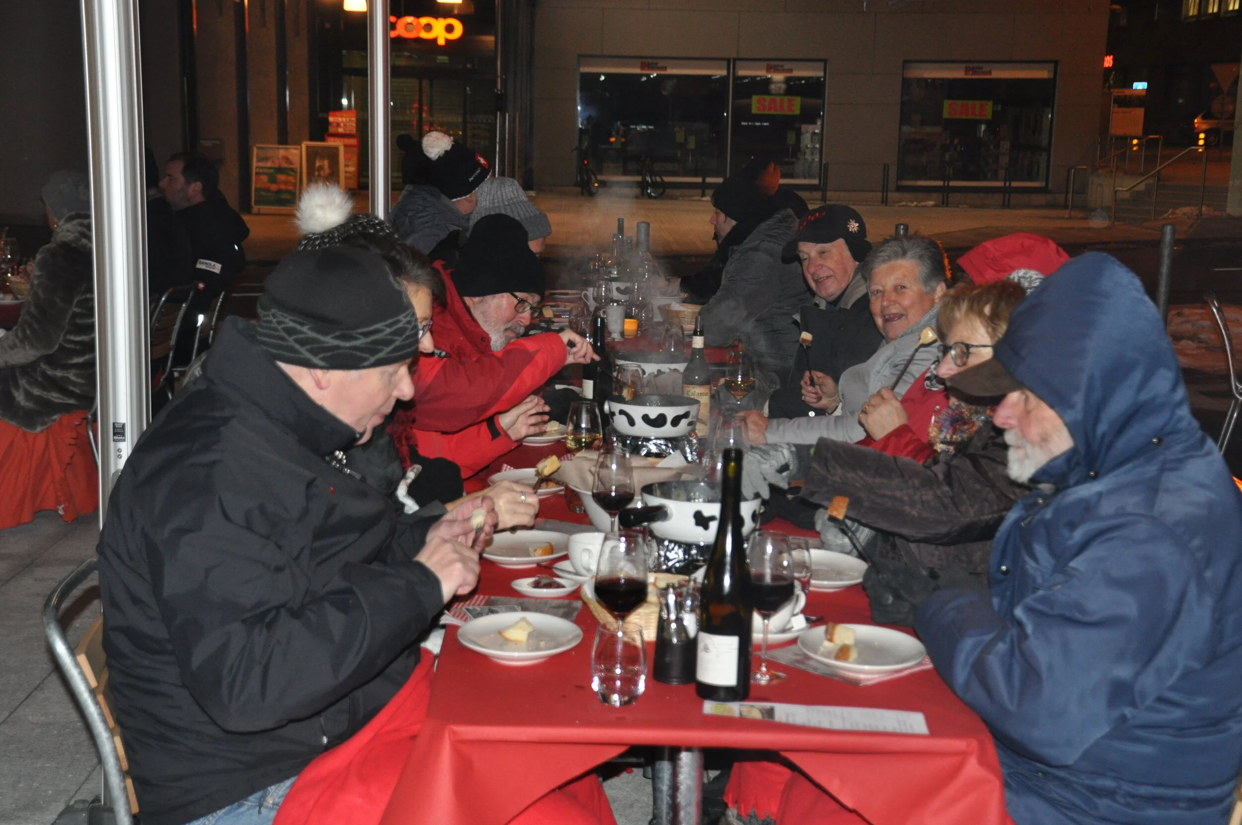 Fondueabend auf der Piazza am Donnerstag, 5. März