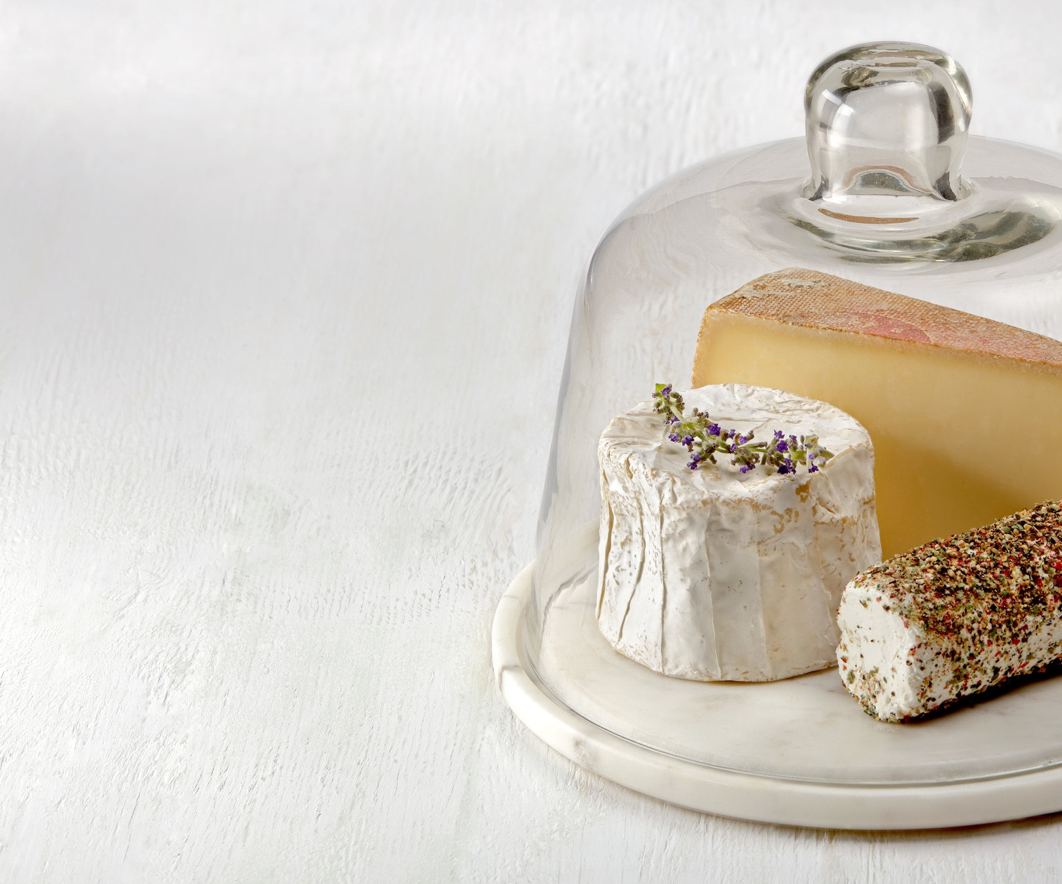 Cheese under Glass Dome