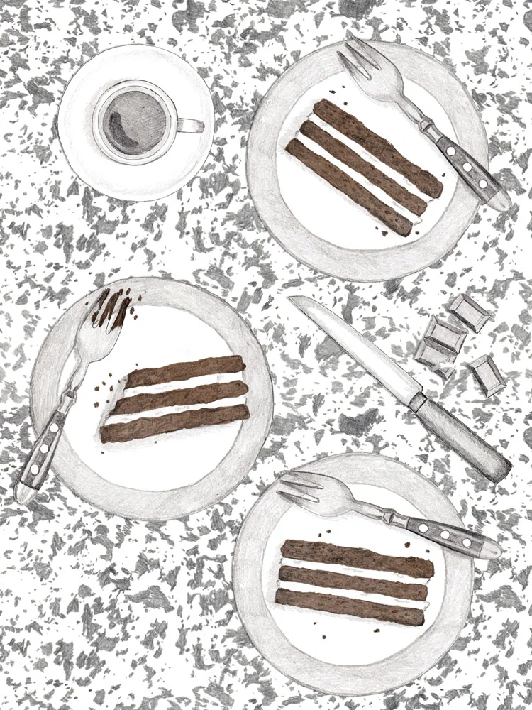 Selbstgemachte Milchschnitte. Einfaches Rezept zum Nachbacken. New Cakes On The Block. Foodblog