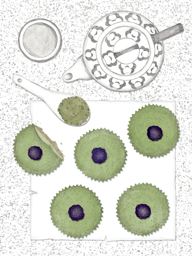 Mini Matcha Cheesecakes. New Cakes On The Block. Schnelles und einfaches Rezept.