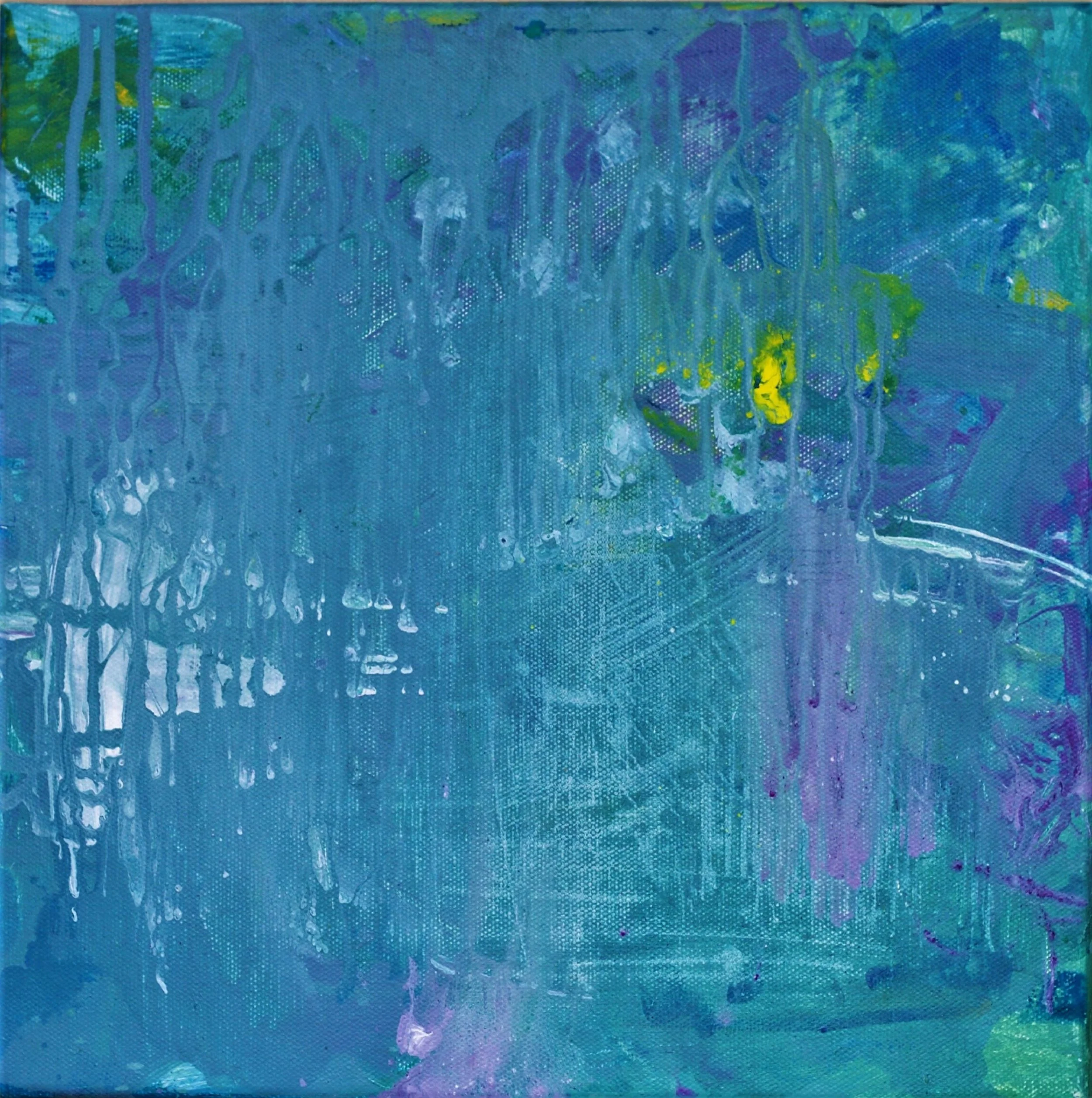 "Intelligence, or the light of truth." 12x12, acrylics on canvas. Doctrine & Covenants 93:29-30. "All truth is independent...to act for itself, as all intellgence also."
