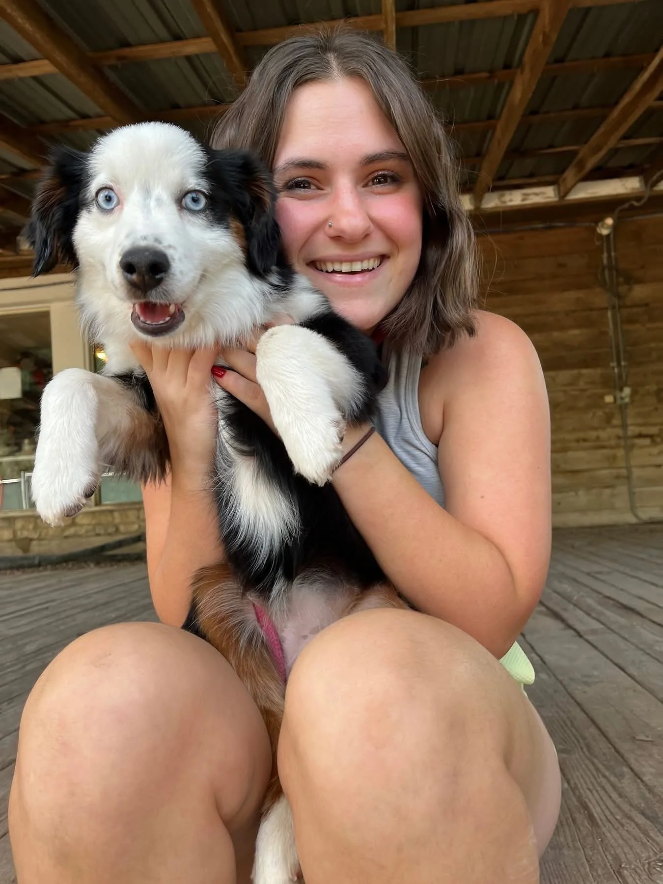 Everyone give an excited welcome WOOFWOOF! We have two new cuties that have entered the chat…and by chat we mean our Pups & Pals family. Meet Mila and Milo! 
These two had a blast along with all our other sweet pups! Here’s to new b