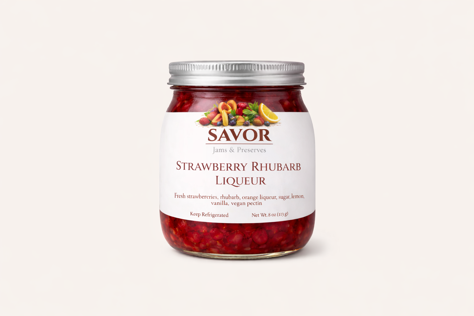 Strawberry Rhubarb Preserves