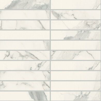 Statuario soft mosaico 3x15 30x30 cm